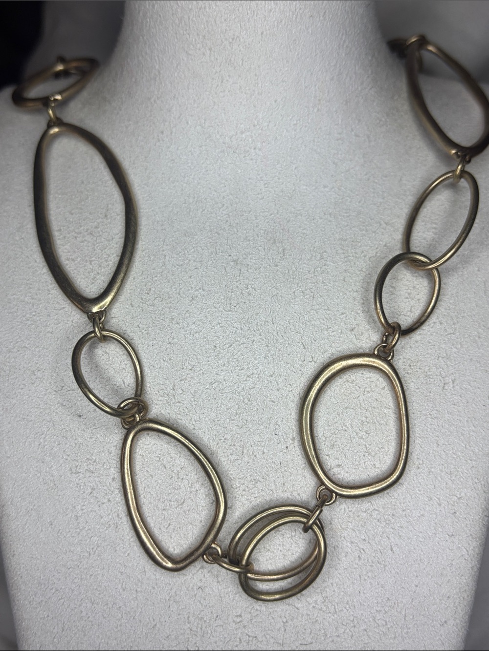 Premier Designs Matte Gold Long necklace or belt